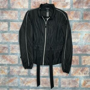 White House Black Market Size 12 Black Women's Windbreaker/Jacket